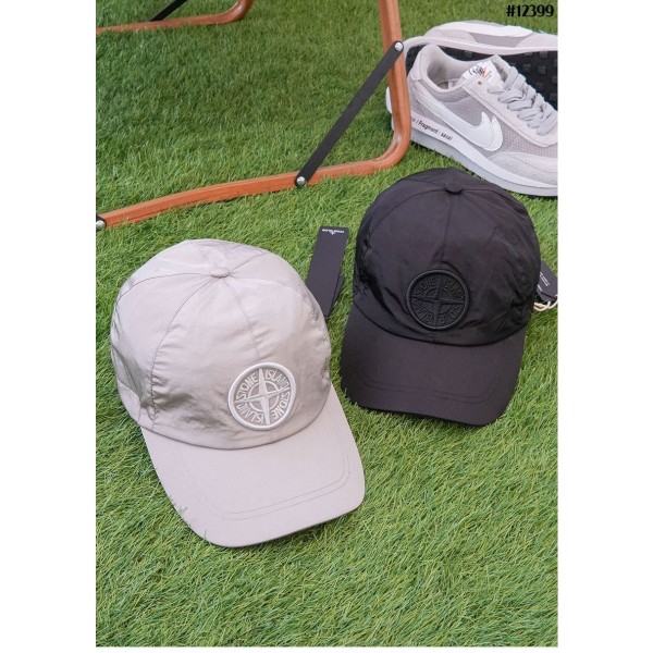 스톤아일랜드 남여공용 자수 로고 메탈 나일론 스트링 볼캡 - 2 Color-레플리카 사이트 쇼핑몰