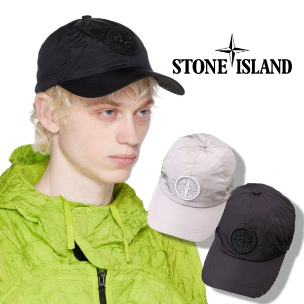 스톤아일랜드 남여공용 자수 로고 메탈 나일론 스트링 볼캡 - 2 Color-레플리카 사이트 쇼핑몰