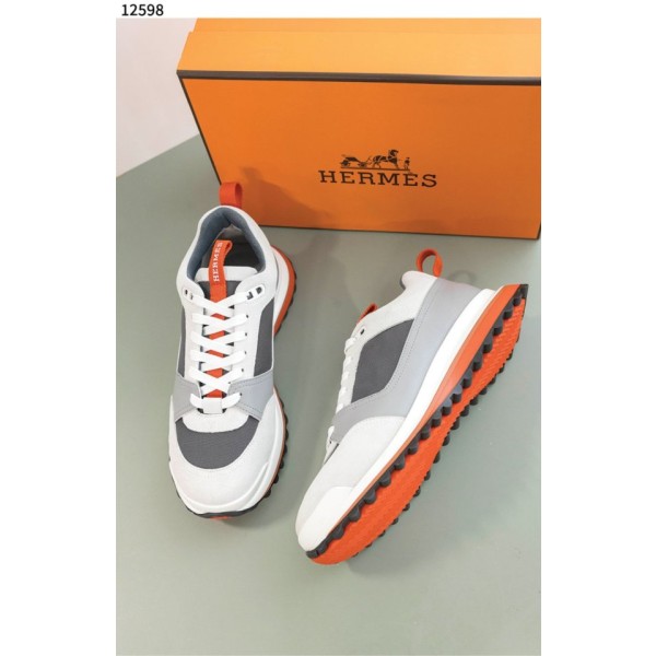 에르메스 리더 스니커즈 트윌 카프스킨 스웨이드 고트스킨 & 멀티꼴로르 그리 쿼츠-레플리카 사이트 쇼핑몰