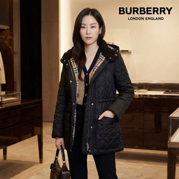 버버리 퀄팅 나일론 하프 자켓-레플리카 사이트 쇼핑몰