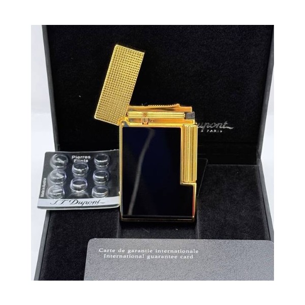 듀퐁 라인 2 마이크로 다이아몬드 헤드 매트 래커 라이터 블랙 옐로우 골드 (국내당일배송)-레플리카 사이트 쇼핑몰