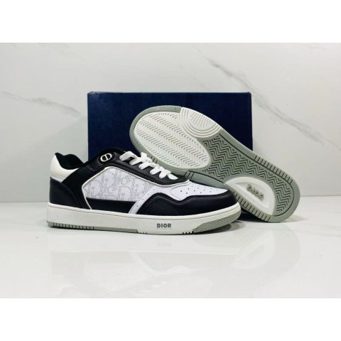 디올 B27 로우탑 스니커즈 스무스 카프스킨 데님 디올 오블리크 갤럭시 레더 블랙 화이트 (국내당일배송)