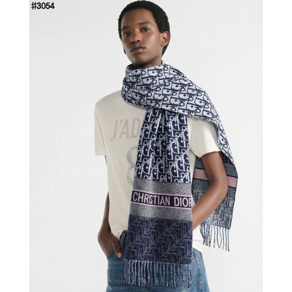 디올 오블리크 믹스 울 자카드 태슬 숄 머플러-레플리카 사이트 쇼핑몰