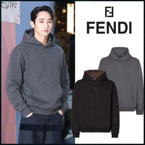 펜디 자카드 FF로고 후드티 고급버전 - 2 Color-레플리카 사이트 쇼핑몰