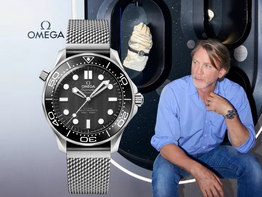 오메가 씨마스터300 신형 논데이트 메쉬 (국내공장 AS가능)