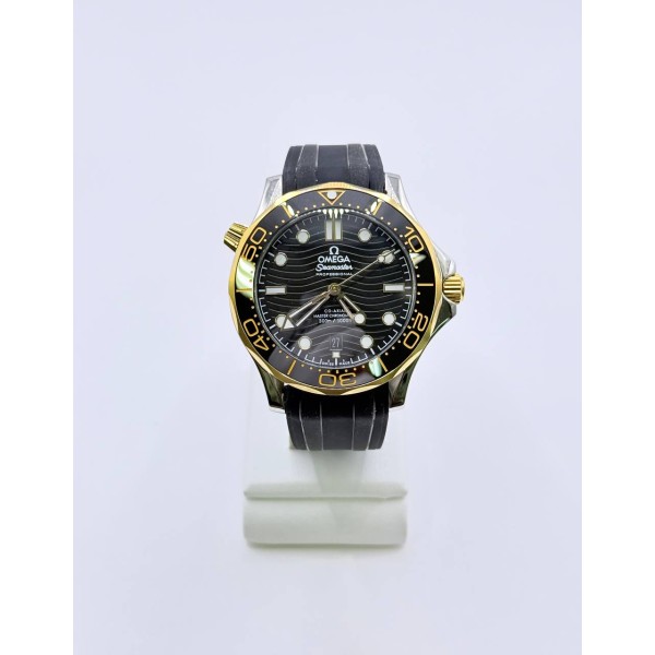 오메가 씨마스터 다이버 300M 옐로우 골드 및 러버 스트랩 (국내공장 AS가능)-레플리카 사이트 쇼핑몰