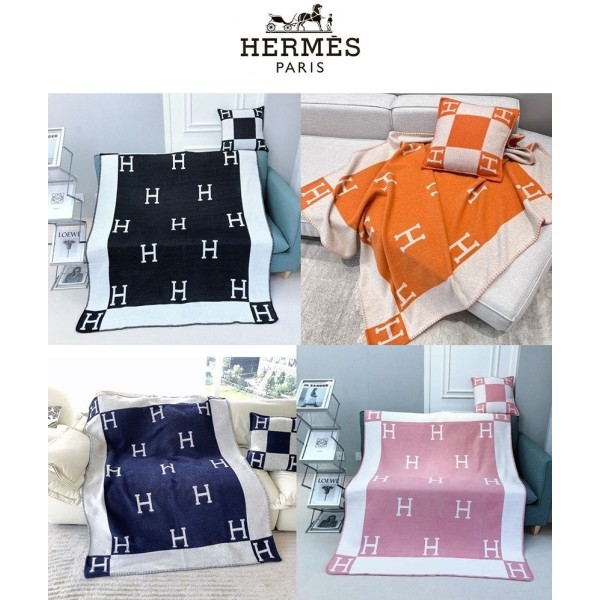 에르메스 아발론 담요 + 쿠션 3 Color-레플리카 사이트 쇼핑몰