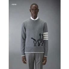 톰브라운 인타르시아 기스 4바 라운드 스웨터 니트