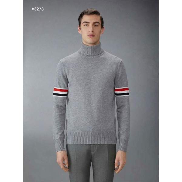 톰브라운 RWB 암 밴드 져지 스티치 터틀넥 스웨터 니트 - 2 Color-레플리카 사이트 쇼핑몰