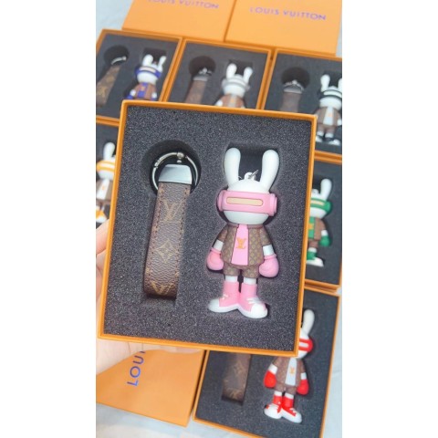 루이비통 모노그램 버니 키링 -핑크-