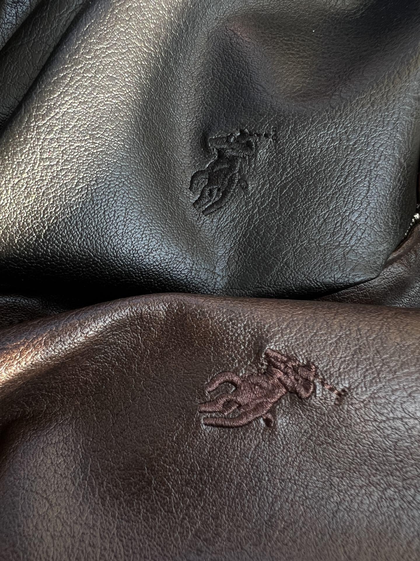 폴로 자수로고 레더 자켓 - 2 Color