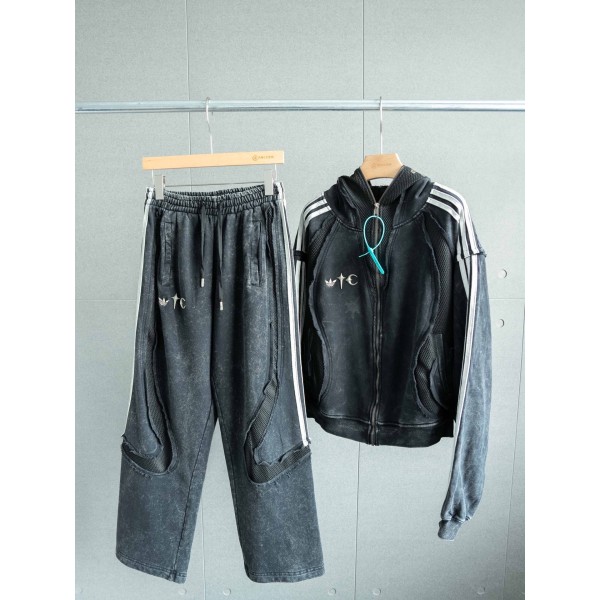 아디다스 x 떠그 클럽 팀가이스트 스웨트 후드집업 & 스웨트 팬츠 세트 - 2 Color-레플리카 사이트 쇼핑몰