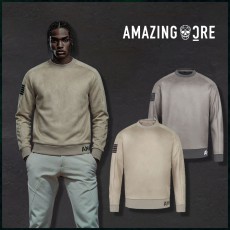 어메이징크리 고스트 스모트 스웨이드 하이브 저지 스웨트 셔츠 - 2 Color