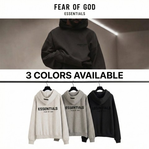 24버전 피어오브갓 에센셜 후로피 후드티 (3color) -정품급-