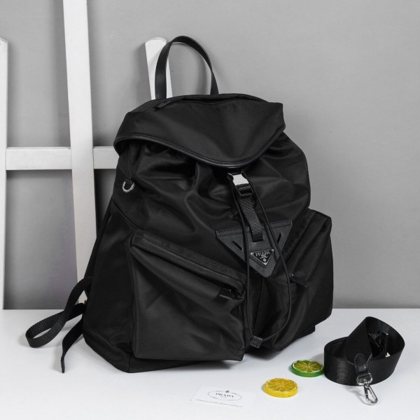 프라다 리나일론 레더 트리밍 백팩-레플리카 사이트 쇼핑몰