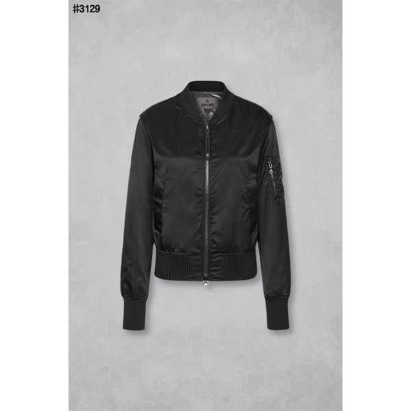 지포어 여성 우븐 워시드 나일론 MA-1 풀 집업 자켓-레플리카 사이트 쇼핑몰