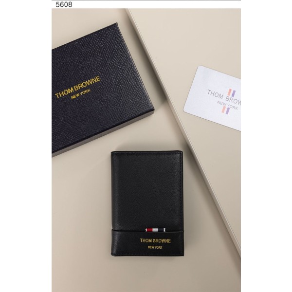 톰브라운 페블 그레인 레더 더블 카드홀더-레플리카 사이트 쇼핑몰