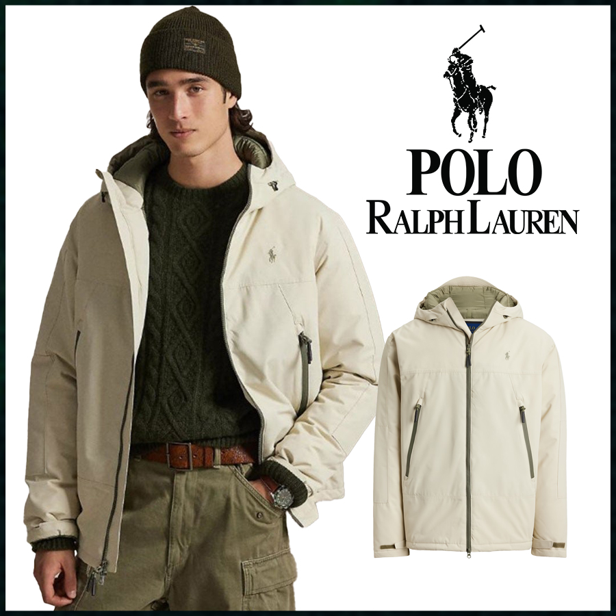 폴로 인슐레이트 후드 누빔 패딩 자켓