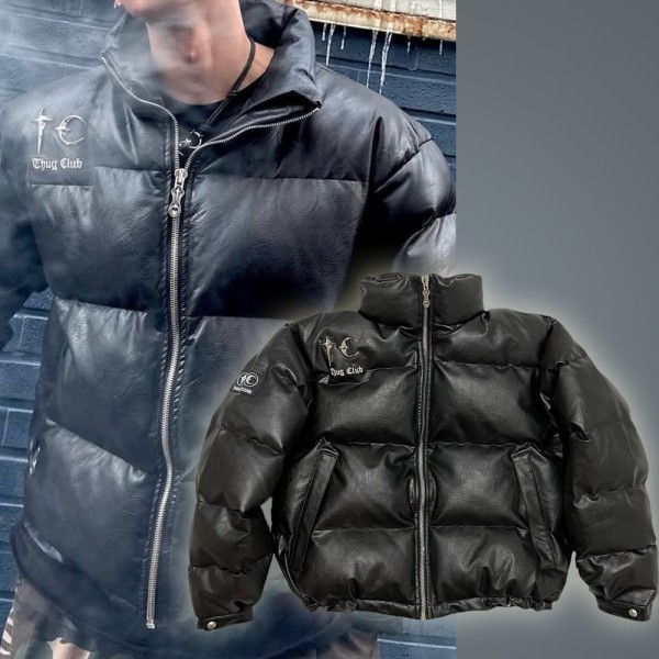 떠그클럽 레더 유광 푸퍼 패딩자켓-레플리카 사이트 쇼핑몰
