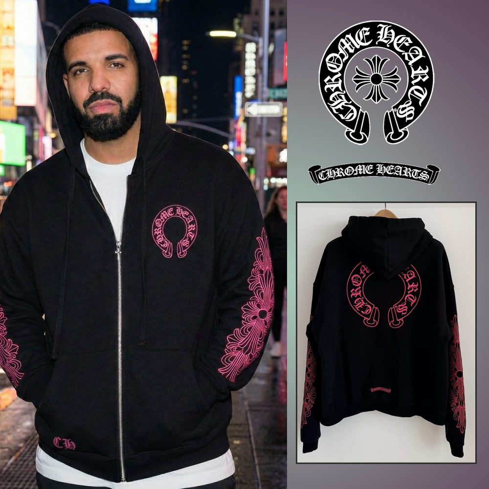 크롬하츠 홀스슈 후드 집업