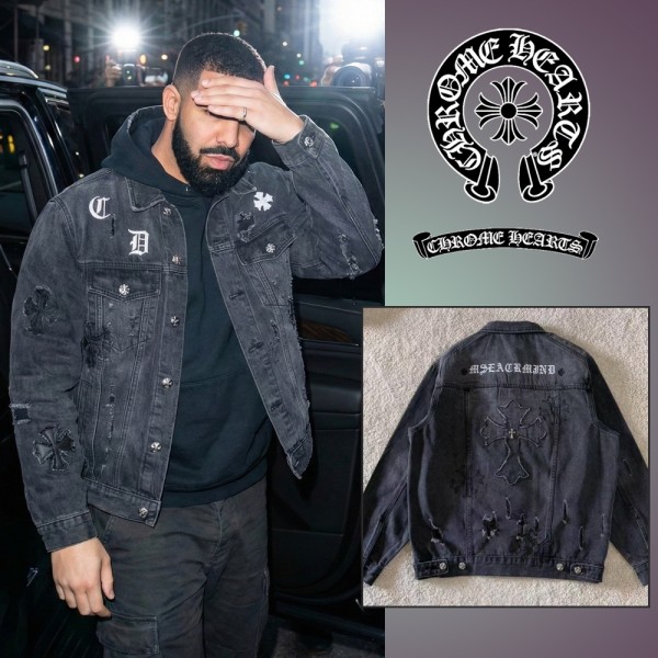 크롬하츠 로고 패치 자켓 (고급버전)-레플리카 사이트 쇼핑몰