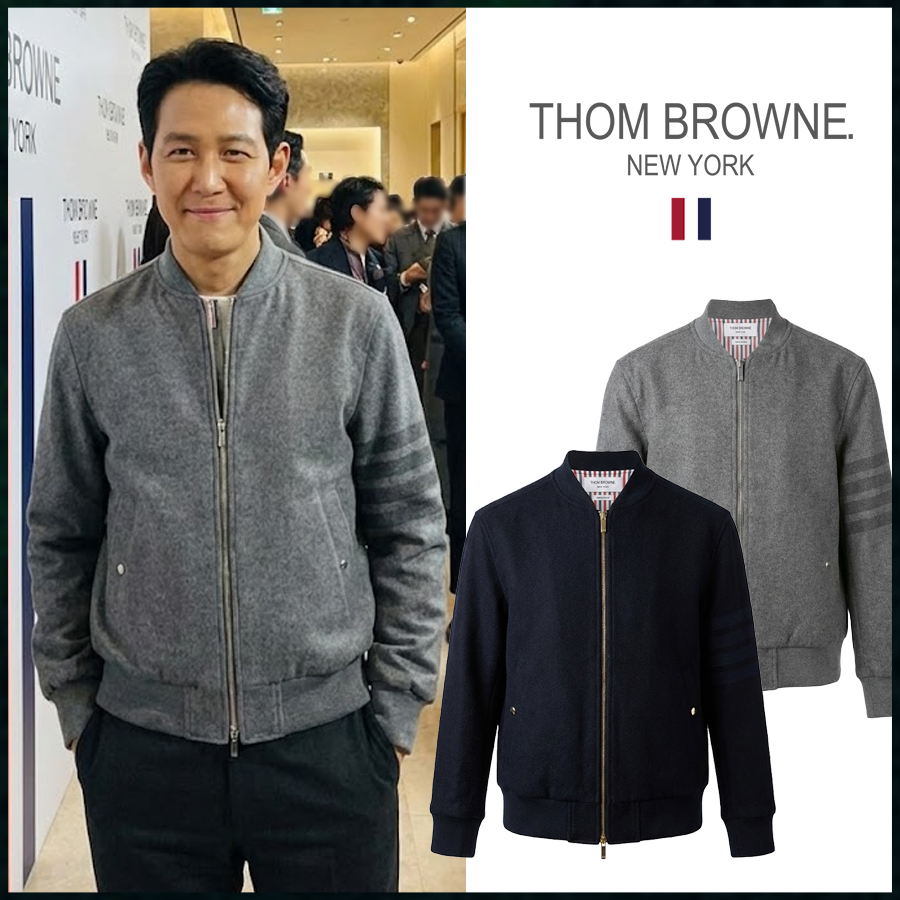 톰브라운 크리스피 울 골프 자켓 - 2 Color