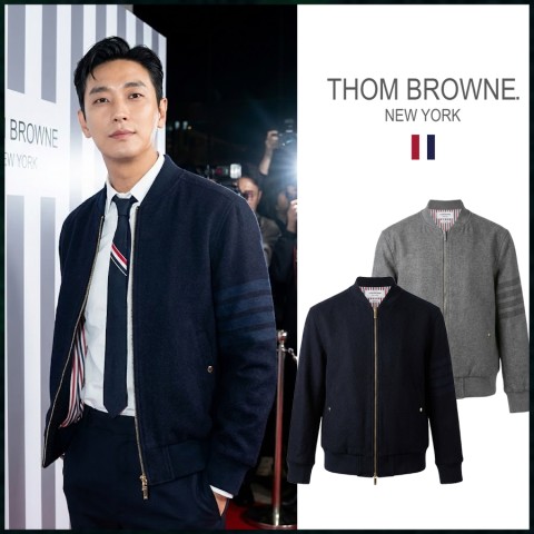 톰브라운 크리스피 울 골프 자켓 - 2 Color