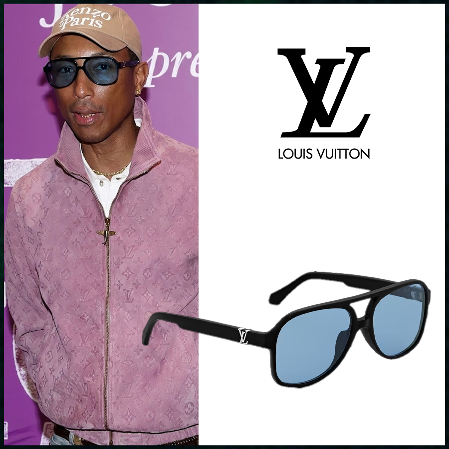 루이비통 히트 선글라스 블루미러