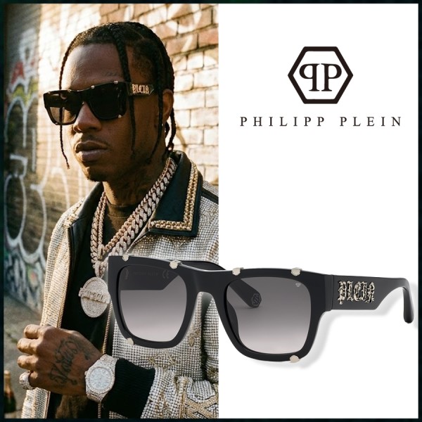 필립플레인 골드로고 선글라스 블랙-레플리카 사이트 쇼핑몰