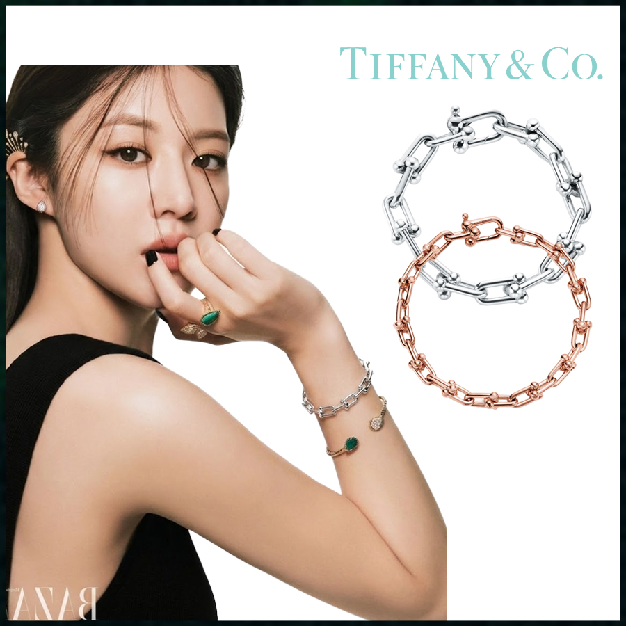 티파니앤코 하드웨어 라지 링크 브레이슬릿 - 2 Color