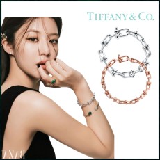 티파니앤코 하드웨어 라지 링크 브레이슬릿 - 2 Color