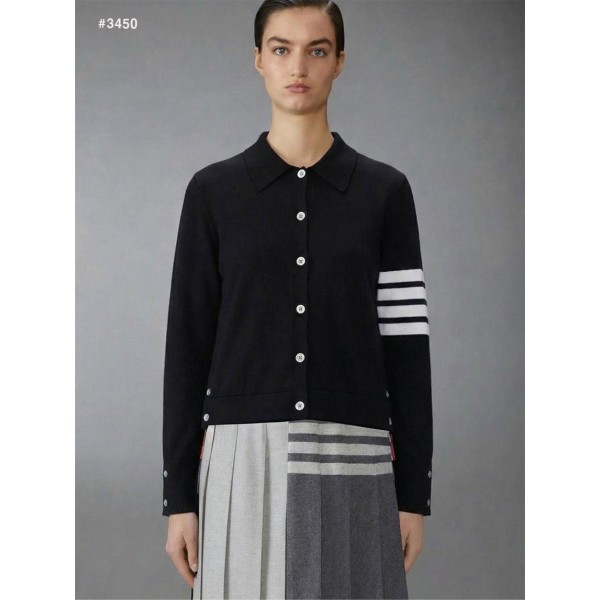 톰브라운 여성 밀라노 4바 카라 니트 가디건-레플리카 사이트 쇼핑몰