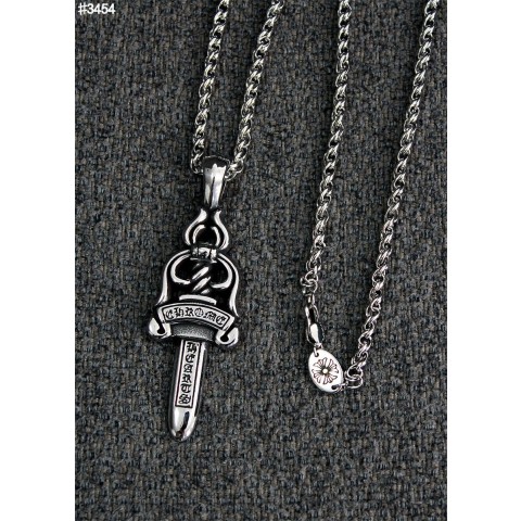 크롬하츠 더블 대거 참 펜던트 네크리스