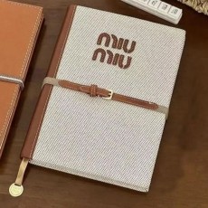 미우미우 캔버스 레더투톤 다이어리