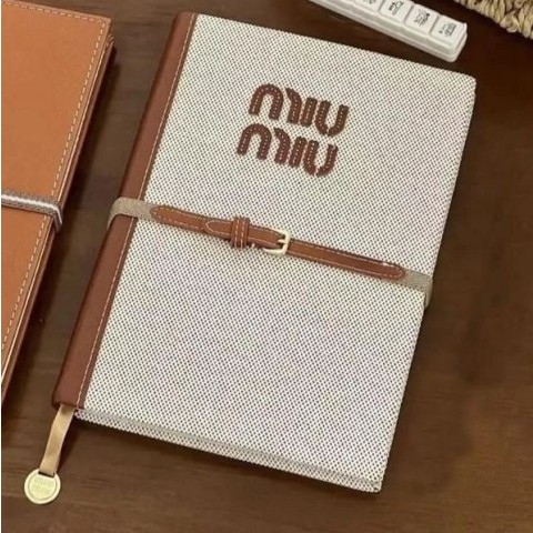 미우미우 캔버스 레더투톤 다이어리