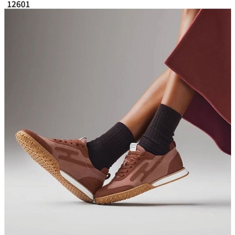 에르메스 여성 제트 스니커즈 - 로즈