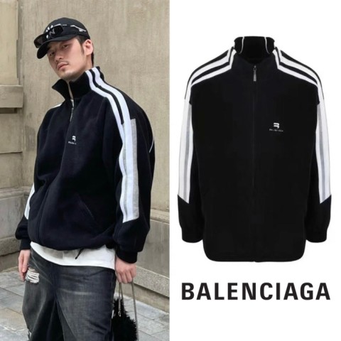 [Balenciaga] 발렌시아가 스포티 B 트랙 울 자켓 -해외배송-